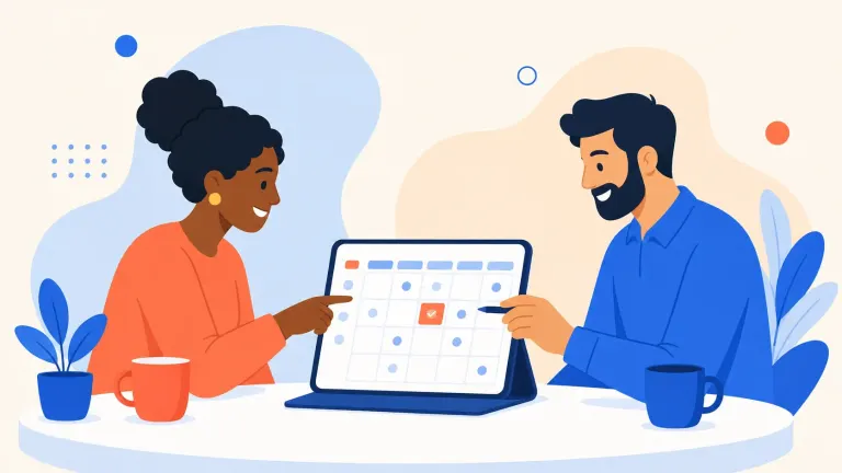 Illustrated featured image for When does an online booking system make sense for a small business?