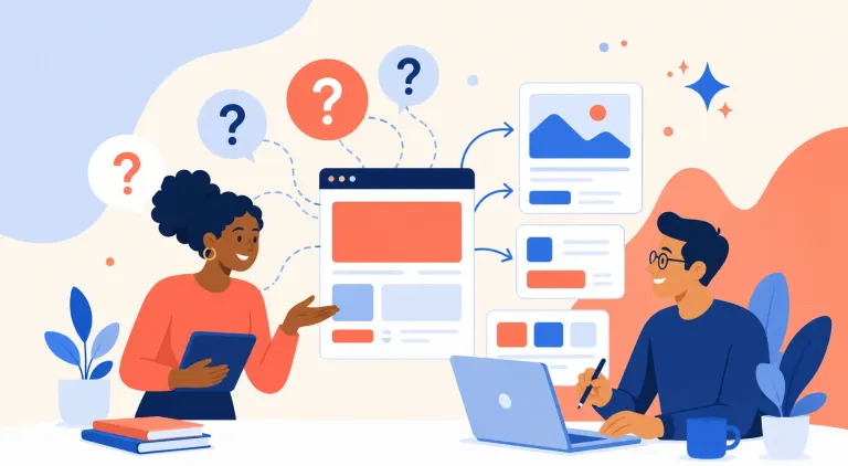 Illustrated featured image for How should a small business write better website copy?