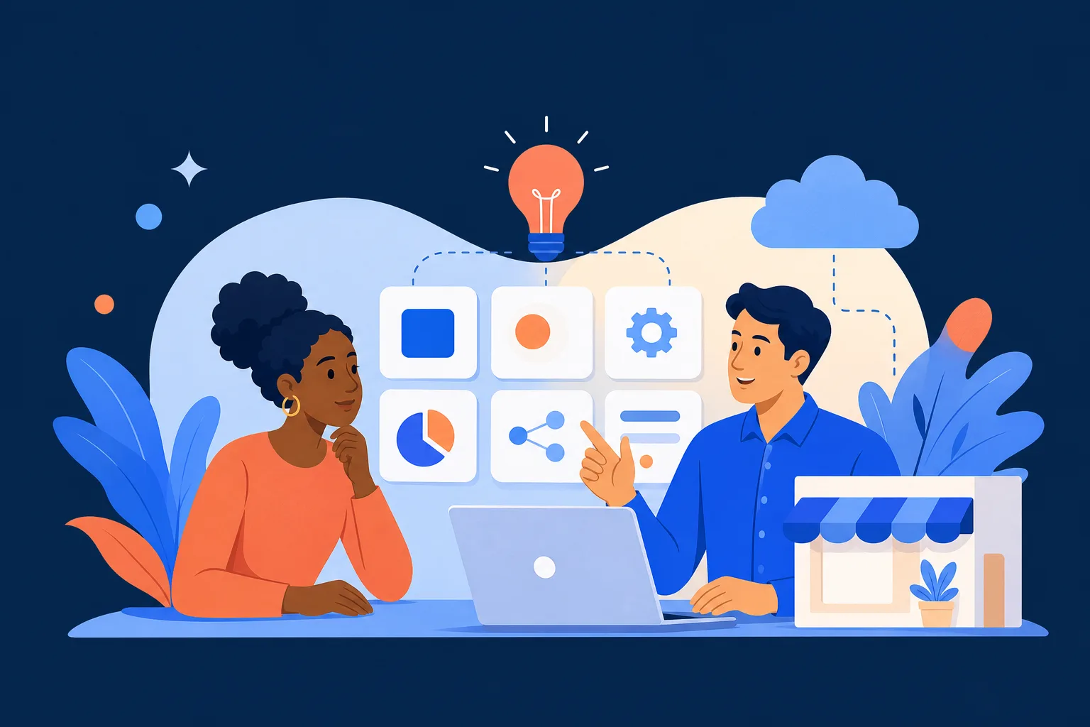 Illustrated plain-English technology planning