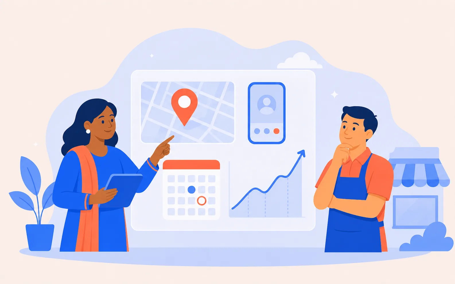 Illustrated local marketing measurement