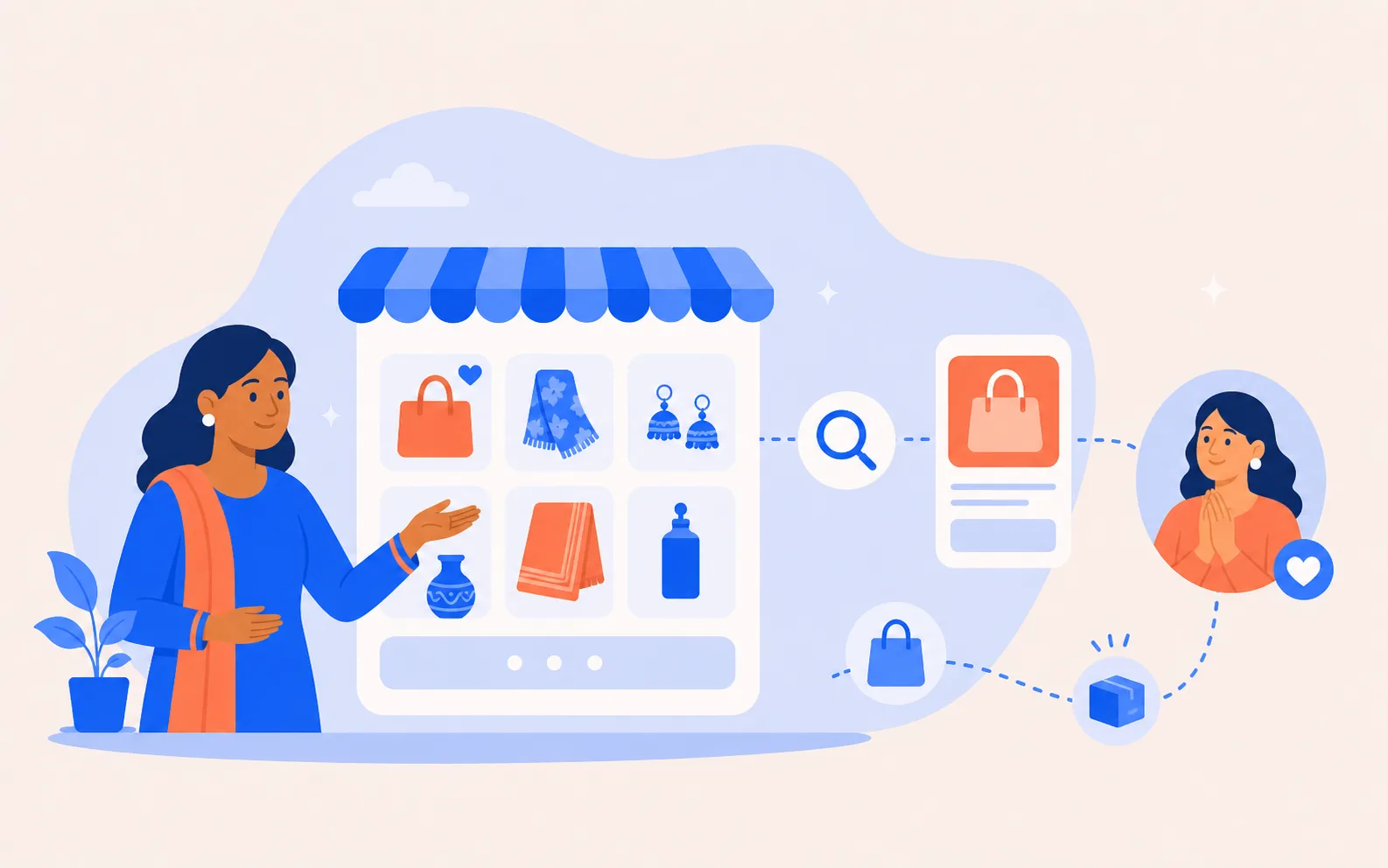 Illustrated product visibility and search marketing
