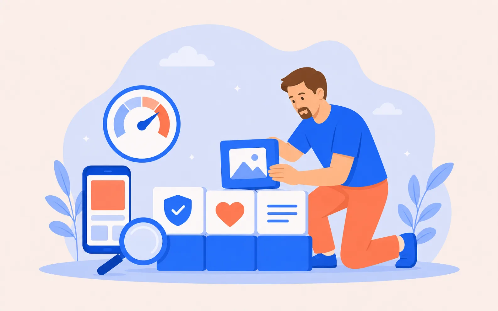 Illustrated technical SEO foundation