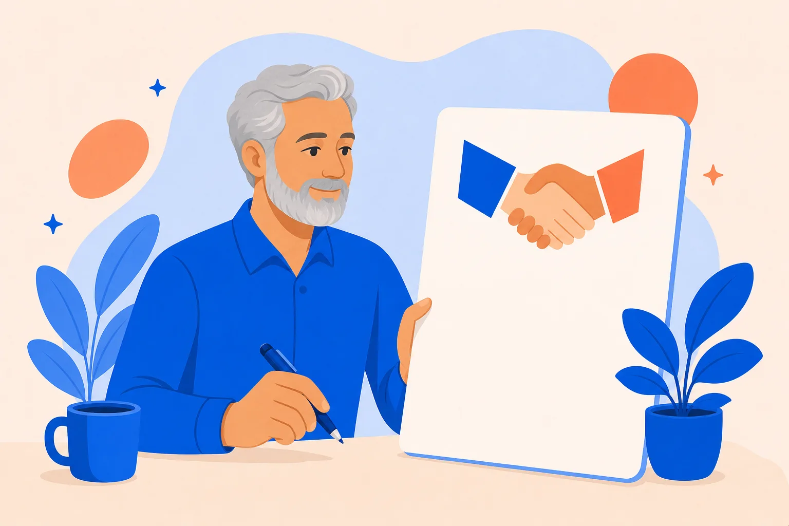 Illustrated clear agreement